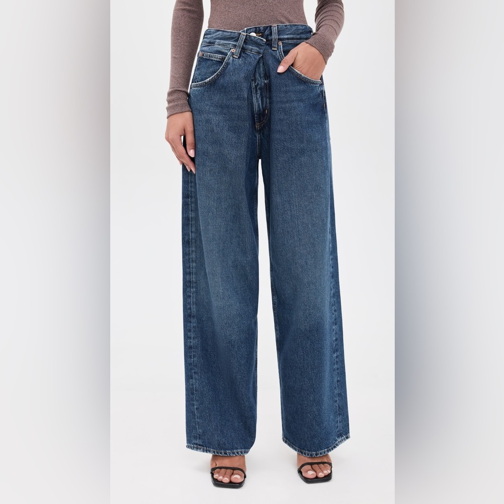 NWOT AGOLDE Vana Jeans in Nexus Size 23